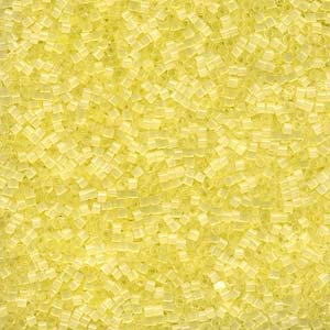 Light Yellow Silk Satin Miyuki Delica Beads 11/0