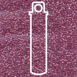 Sparkling Rose Lined Crystal Miyuki Delica Beads 11/0