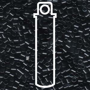 Black Miyuki Delica Beads 8/0