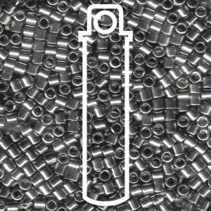 Steel Miyuki Delica Beads 8/0