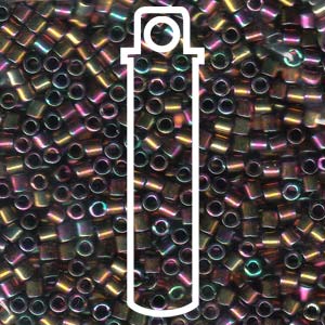 Metallic Smoky Gold Iris Miyuki Delica Beads 8/0