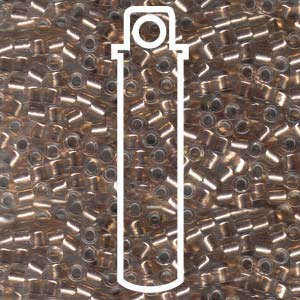 Copper Lined Miyuki Delica Beads 8/0