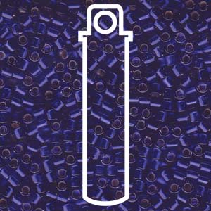 Silver Lined Cobalt Miyuki Delica Beads 8/0