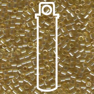 Transparent Light Topaz Luster Miyuki Delica Beads 8/0