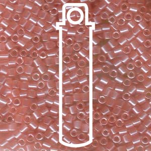 Transparent Pink Luster Miyuki Delica Beads 8/0