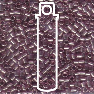 Gold Luster Amethyst Miyuki Delica Beads 8/0