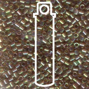 Light Brown AB Miyuki Delica Beads 8/0