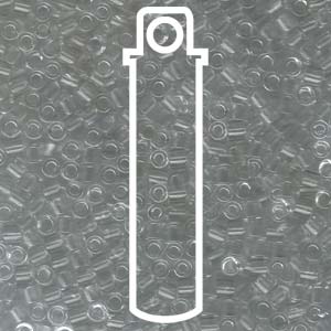 Transparent Crystal Miyuki Delica Beads 8/0