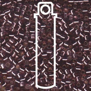 Smoky Amethyst Miyuki Delica Beads 8/0