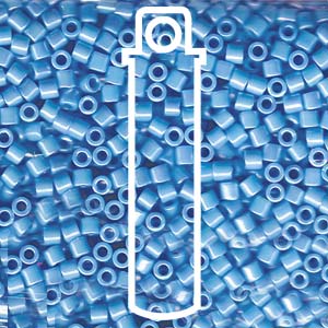 Opaque Light Blue Miyuki Delica Beads 8/0