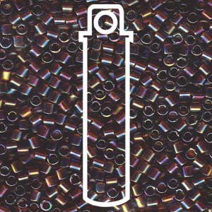 Transparent Topaz AB Miyuki Delica Beads 8/0