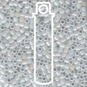 White Opal AB Miyuki Delica Beads 8/0