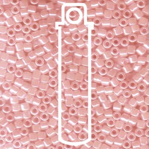 Lined Crystal Light Pink Miyuki Delica Beads 8/0