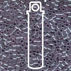 Lined Crystal Purple Miyuki Delica Beads 8/0