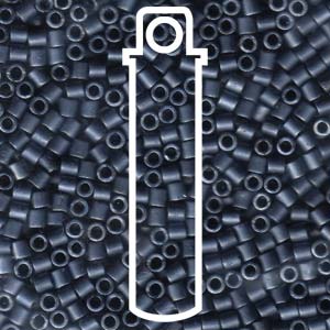 Matte Blue Grey Miyuki Delica Beads 8/0