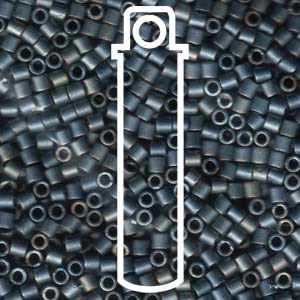 Matte Metallic Grey Miyuki Delica Beads 8/0