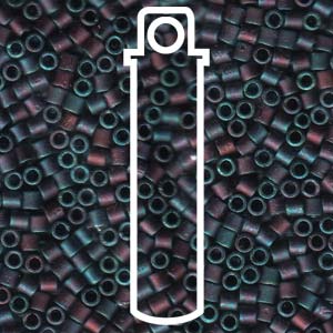 Matte Metallic Blue Miyuki Delica Beads 8/0
