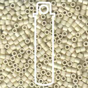 Matte Cream Miyuki Delica Beads 8/0
