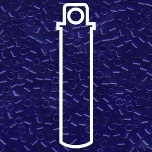 Transparent Cobalt Miyuki Delica Beads 8/0