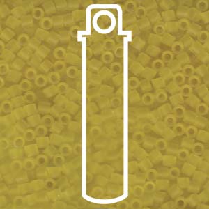 Matte Transparent Yellow Miyuki Delica Beads 8/0
