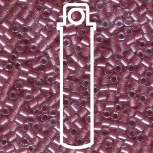 Sparkling Rose Lined Crystal Miyuki Delica Beads 8/0