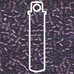 Sparkling Orchid Lined Aqua Miyuki Delica Beads 8/0