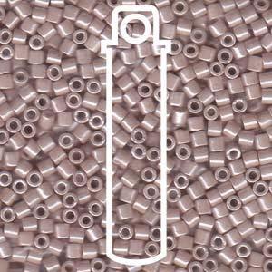 Opaque Ink Champagne Ceylon Miyuki Delica Beads 8/0