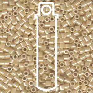 Opaque Honey Beige Ceylon Miyuki Delica Beads 8/0
