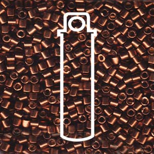 Duracoat Galvanized Dark Mauve Miyuki Delica Beads 8/0