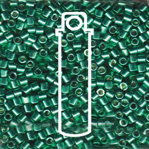 Duracoat Galvanized Dark Mint Green Miyuki Delica Beads 8/0