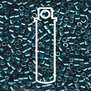 Duracoat Galvanized Sea Foam Miyuki Delica Beads 8/0