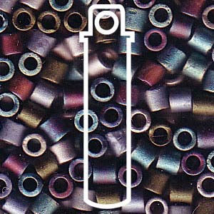 Matte Heavy Metals Mix Miyuki Delica Beads 8/0