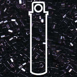 Hex Gunmetal Miyuki Delica Beads 8/0