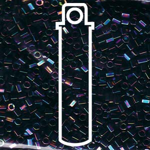 Hex Medium Blue Miyuki Delica Beads 8/0