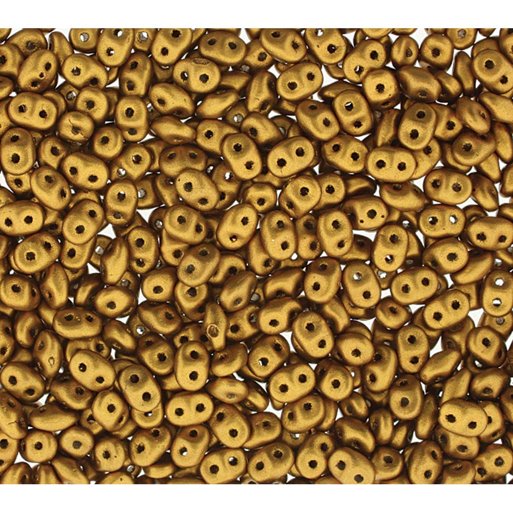 Crystal Bronze Gold Superduo Beads