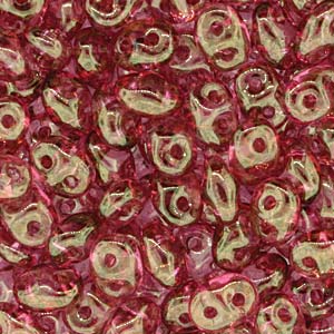 MINIDUO 2X4MM CRYSTAL RED LUSTER