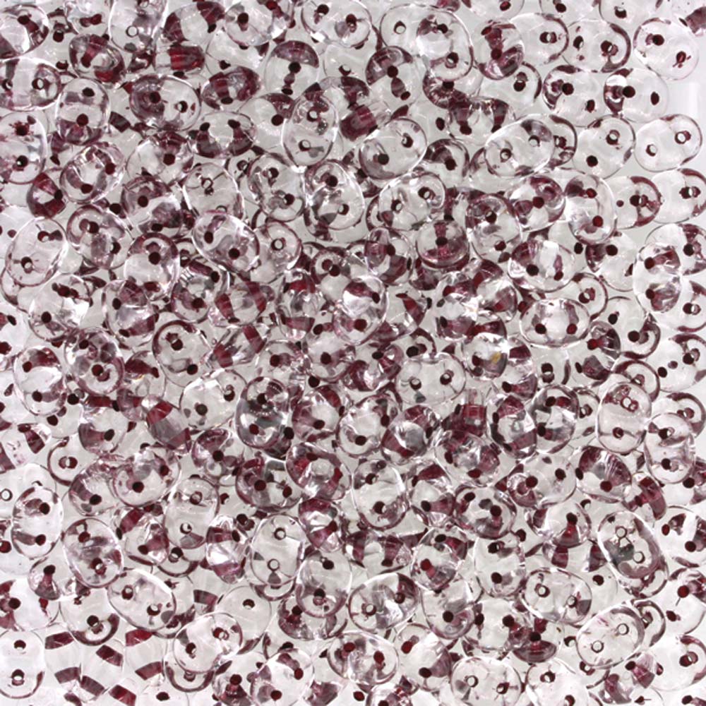 Crystal Red Dark Lined Superduo Beads