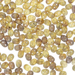 Crystal Matte Rembrandt Superduo Beads