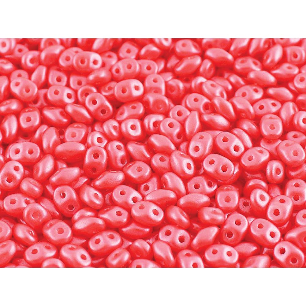 Pearl Shine Rose Superduo Beads