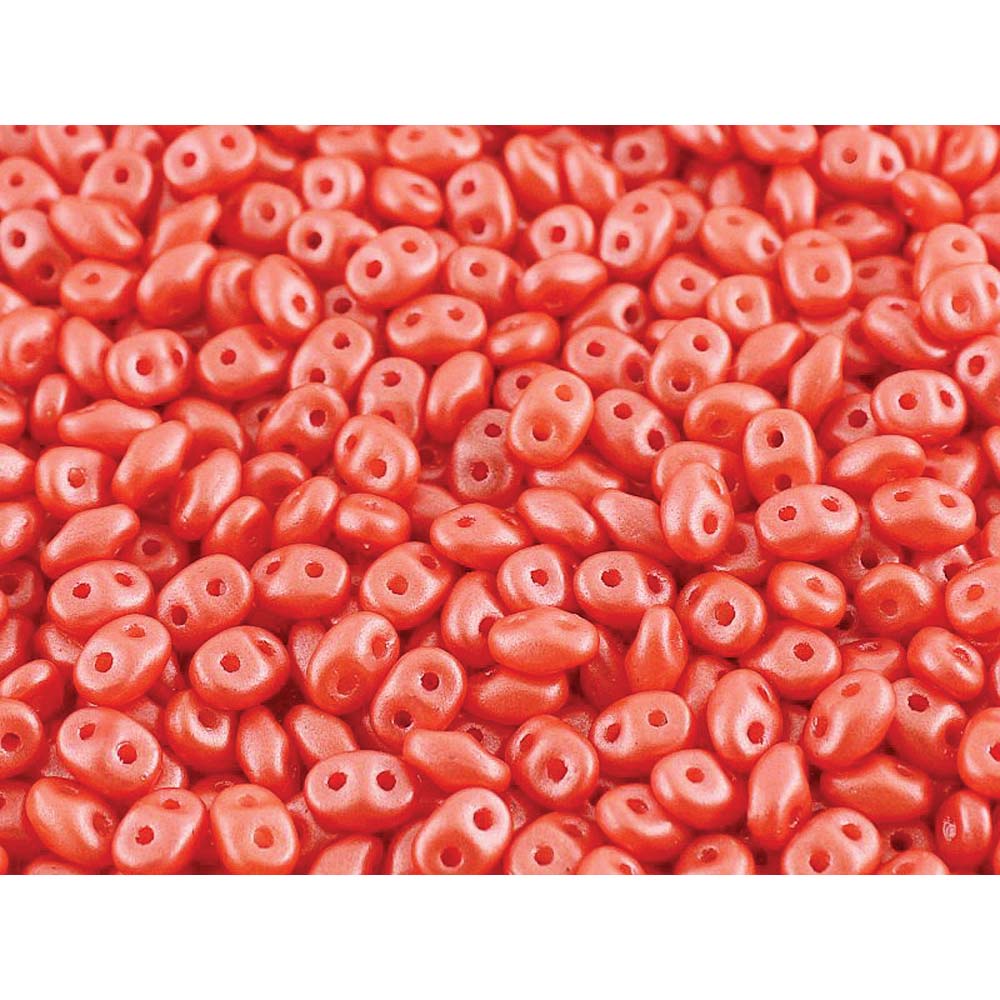 Pearl Shine Light Coral Superduo Beads