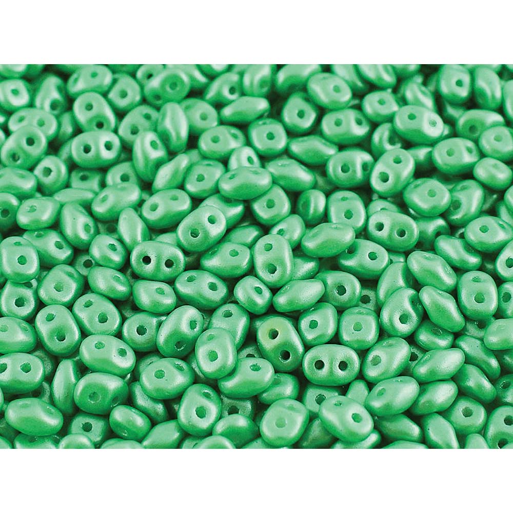 Pearl Shine Light Green Superduo Beads