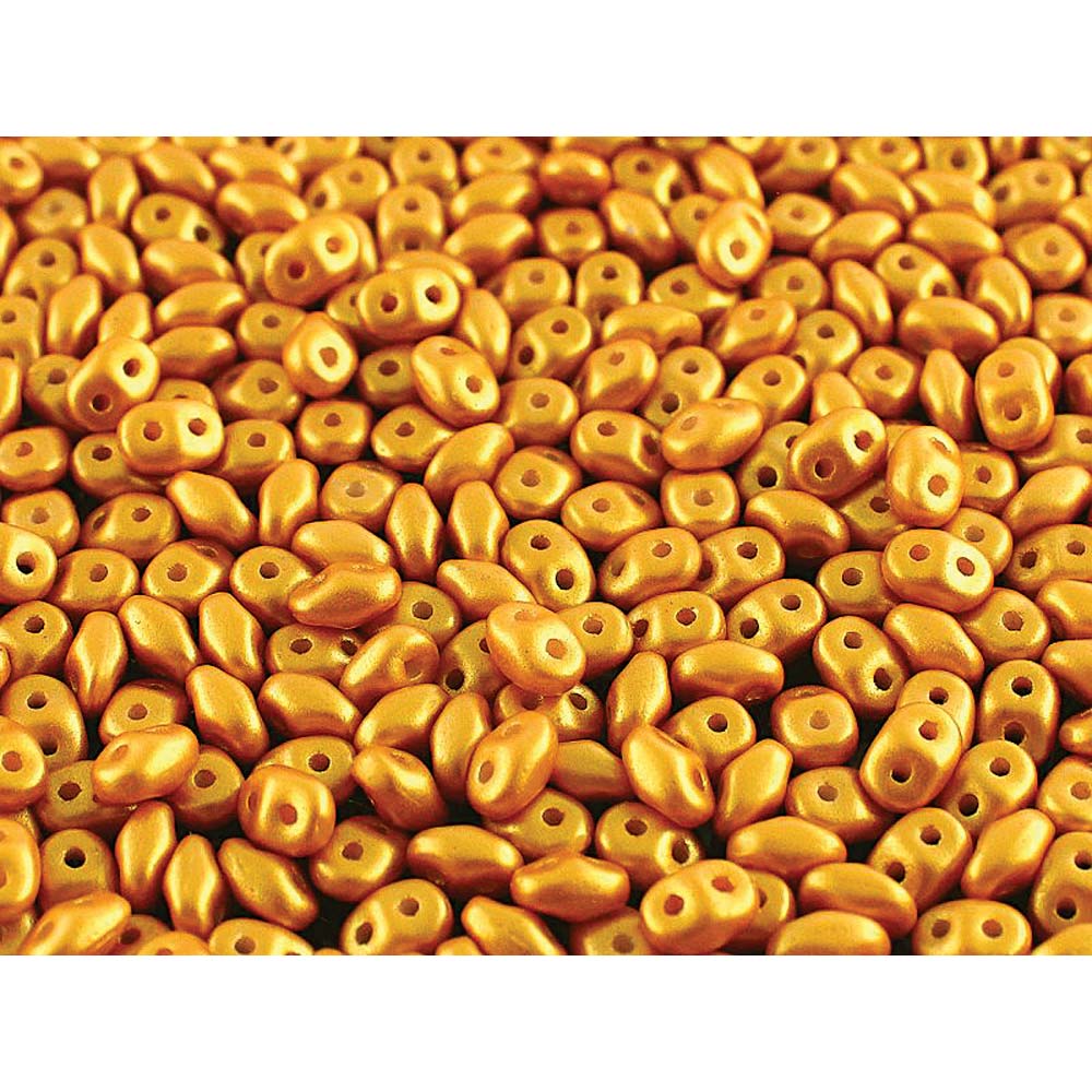 Gold Shine Yellow Superduo Beads