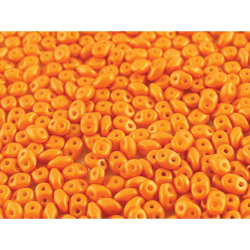 Gold Shine Minium Superduo Beads