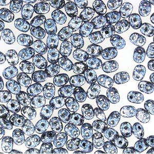 Tweedy Blue Superduo Beads