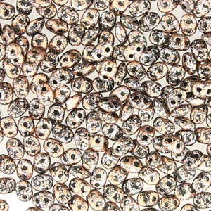 Tweedy Light Copper Superduo Beads