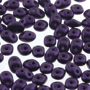 MINIDUO 2X4MM METALLIC SUEDE PURPLE