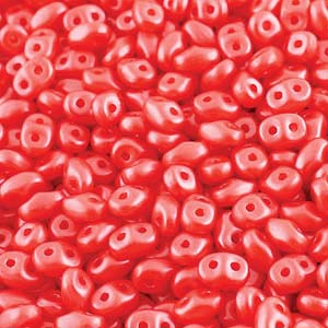 Pastel Coral Superduo Beads