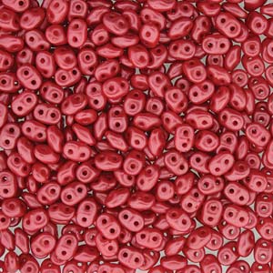 MINIDUO 2X4MM PASTEL DARK CORAL