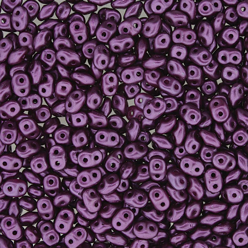 Pastel Bordeaux Superduo Beads