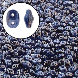 Denim Duet Opaque Luster Superduo Beads